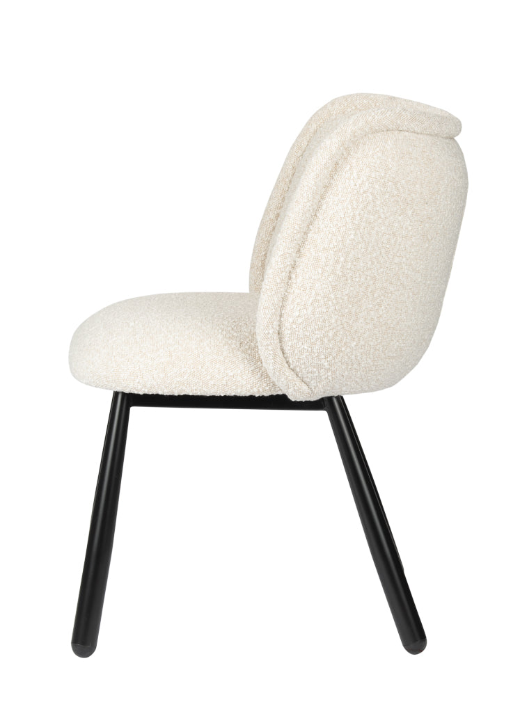 Chaise panda blanc (lot de 2 chaises)